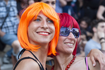 Image showing Participants at gay pride 2012 of Bologna