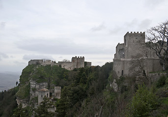 Image showing Venus Castle at Erice, Sicily