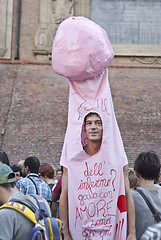 Image showing Participants at gay pride 2012 of Bologna