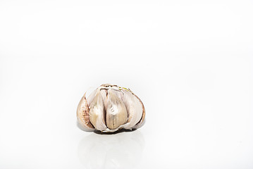 Image showing Garlic isolated on white background