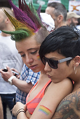 Image showing Participants at gay pride 2012 of Bologna