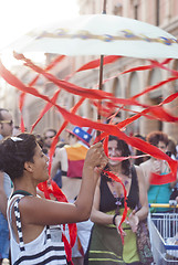 Image showing Participants at gay pride 2012 of Bologna