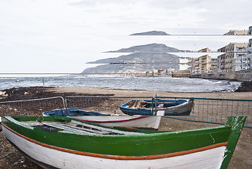 Image showing Boats in the marina of trapani