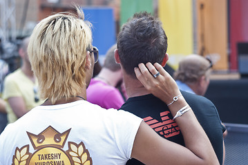 Image showing Participants at gay pride 2012 of Bologna