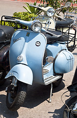 Image showing Old Vespa scooter