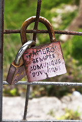 Image showing Love locks