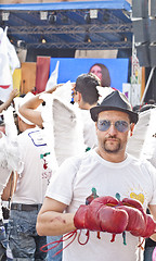 Image showing Participants at gay pride 2012 of Bologna