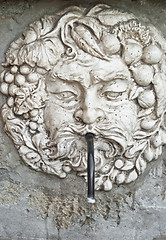 Image showing face fountain