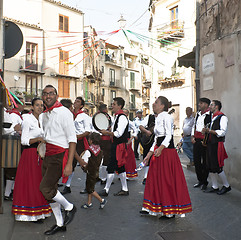 Image showing Sicilian folk group from Polizzi Generosa