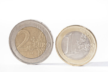 Image showing euro coins