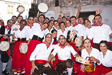 Image showing Sicilian folk group from Polizzi Generosa