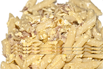 Image showing Pennette Carbonara