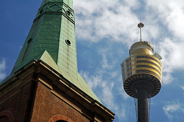 Image showing sydney towers