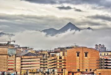 Image showing  A Palermo city in the clouds