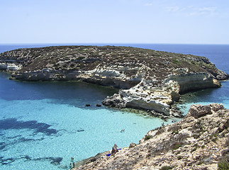 Image showing Island of rabbits. Lampedusa- Sicily