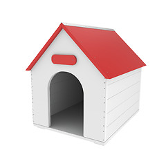 Image showing Doghouse on white