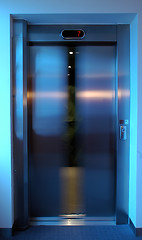 Image showing lift door closing