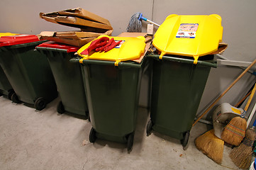 Image showing trash room