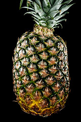 Image showing pineapple isolated on black