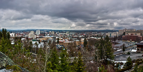 Image showing spokane washington skyline panorama