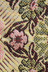 Image showing  vintage ornamented flowers background 