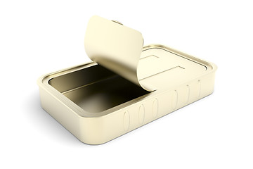 Image showing Empty sardine can