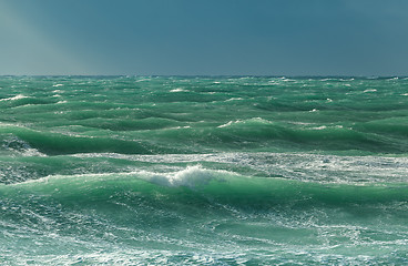 Image showing Choppy sea