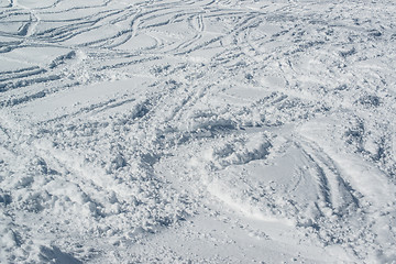 Image showing Ski tracks