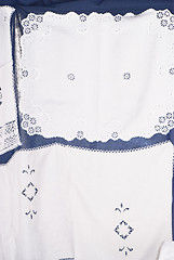 Image showing embroidered table center