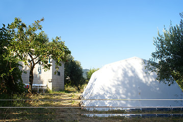 Image showing Large camping tent