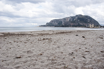 Image showing Beach of Mondello, Palermo, Sicily