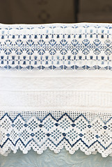 Image showing towel with crochet lace