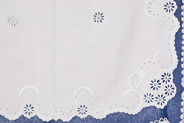 Image showing embroidered table center