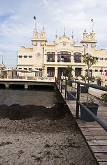 Image showing Charleston of Mondello on the beach