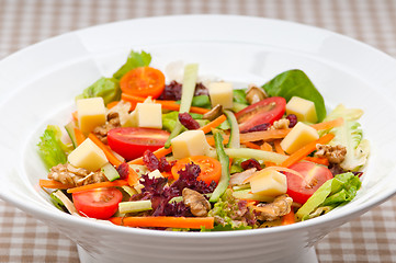 Image showing Fresh colorful healthy salad