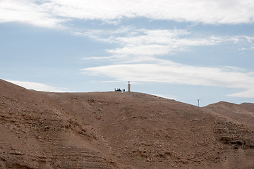 Image showing Cross in judean desert