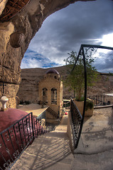 Image showing Saint George monastery in judean desert