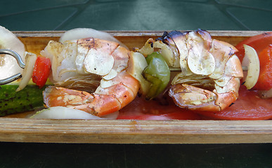 Image showing shrimps dish