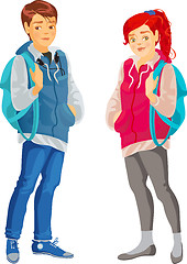 Image showing teenagers