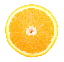 Image showing Slice of fresh orange