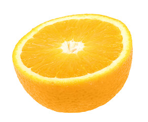 Image showing Half of fresh orange