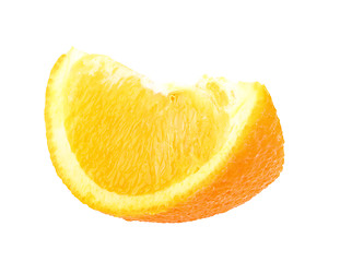 Image showing Part of fresh orange-fruit