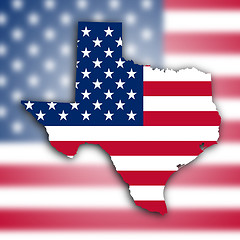 Image showing Map of Texas