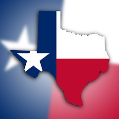 Image showing Map of Texas