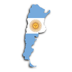 Image showing Map of Argentina