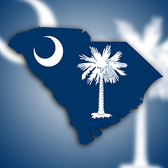 Image showing Map of South Carolina