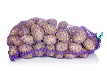 Image showing Potatoes in a bag