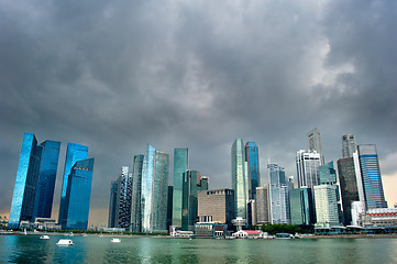 Image showing Singapore before the rain