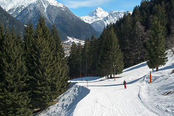 Image showing Ski slope