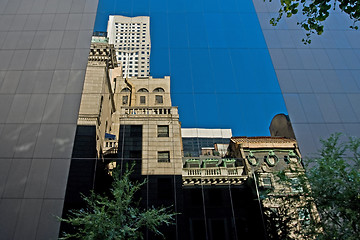 Image showing skyscraper reflection